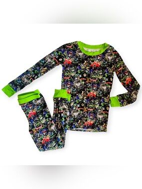 Monster Truck Bamboo Pj Set